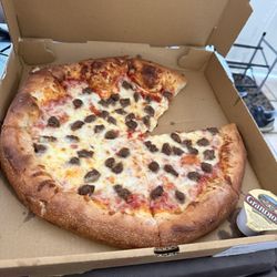 14" large pizza with italian sausage