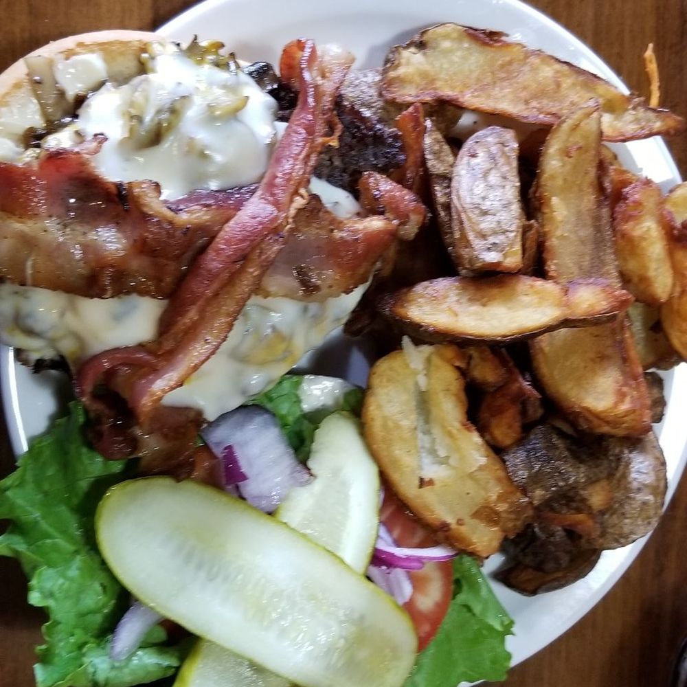 Burger Heaven - The Works Burger - Burgers Near Me - New Westminster, British Columbia