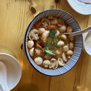 Charm Thai Kitchen & Coffee - Tom yum shrimp soup - Thai Near Me - Henderson, Nevada
