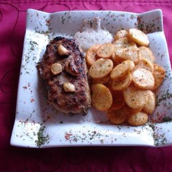 Weberstübchen - Forgot to take a pic... I swapped out the home made "chips" for the pan fried. Glad I did!