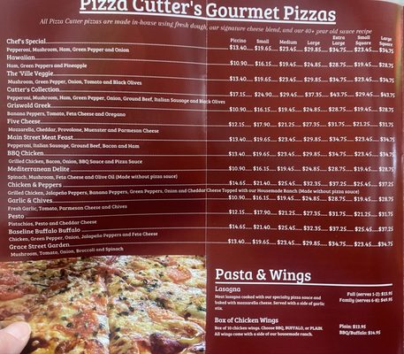 Menu photo 1 Pizza Cutter Northville, MI
