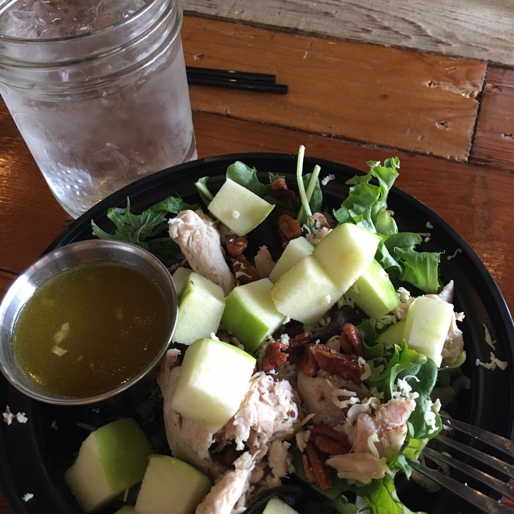 Strayhouse Kitchen + Coffee - "The Apple" salad - personal favorite - Coffee & Tea Near Me - Clinton, Oklahoma Strayhouse Kitchen + Coffee - "The Apple" salad - personal favorite - Coffee & Tea Near Me - Clinton, Oklahoma