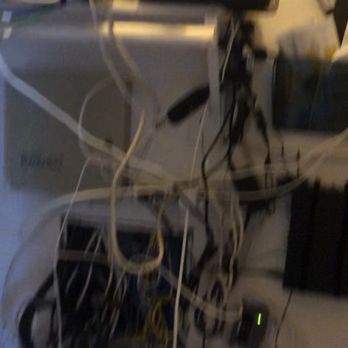 Riviera AV - How it started disorganized and confusing - Home Network Installation Near Me - Santa Barbara, California