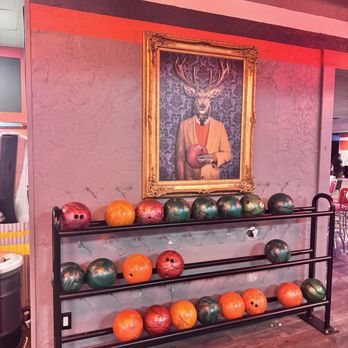 AMF Pinole Valley Lanes - Balls and decor - Bowling Near Me - Pinole, California