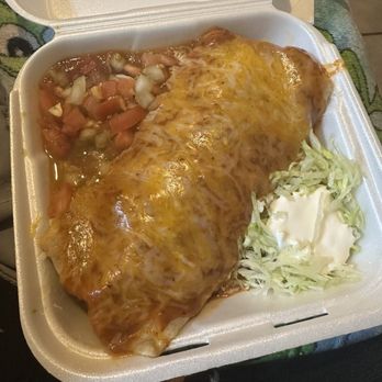 20 Mule Cafe - Wet Vegetarian Burrito - New American Near Me - Boron, California