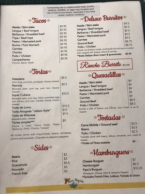 Menu photo 4 Tacos Tequila Bar & Grill Dillon, CO Menu photo 4 Tacos Tequila Bar & Grill Dillon, CO