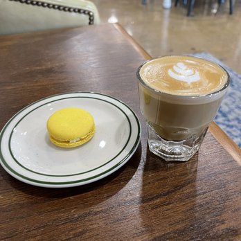 Still Waters Coffeehouse - Cortado and banana macaroon - Coffee & Tea Near Me - Gray, Tennessee Still Waters Coffeehouse - Cortado and banana macaroon - Coffee & Tea Near Me - Gray, Tennessee