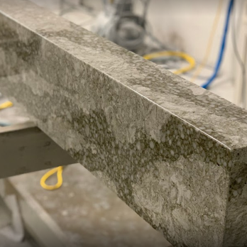 ICONIC Stone Design - Beaumont by Cambria Quartz Fireplace Mantel - Kitchen & Bath Near Me - Sarasota, Florida ICONIC Stone Design - Beaumont by Cambria Quartz Fireplace Mantel - Kitchen & Bath Near Me - Sarasota, Florida