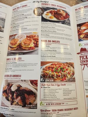 Menu photo 1 Bob Evans Moon Township, PA
