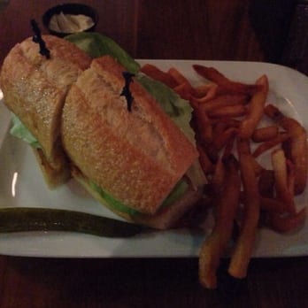 Rudys - Shrimp Po'Boy and frites. - Dive Bars Near Me - New Haven, Connecticut
