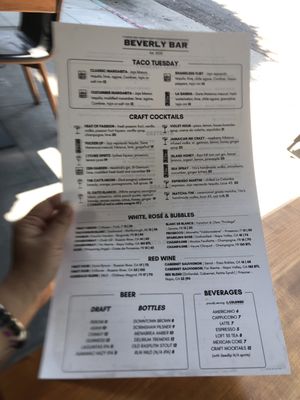 Menu photo 7 Beverly Bar Beverly Hills, CA