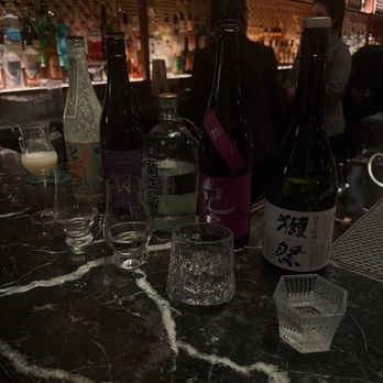 Brush Sushi - Sake Flight - Japanese Near Me - Atlanta, Georgia