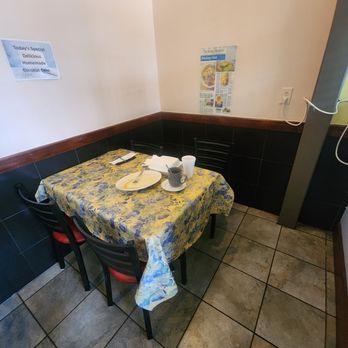 Baan Thai - My table.. it was a wall on the other side of me.. so I was boxed in.. - Thai Near Me - Apex, North Carolina