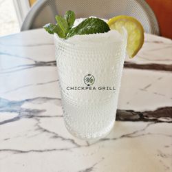 Chickpea Grill - We have fresh lemonade! Yes from freshly squeezed lemons! Come get yours iced or frozen! We have also have hibiscus tea, purple corn juice!