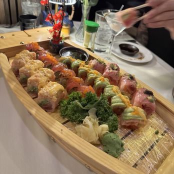 Harper's Asian Bistro - 4 varieties of sushi including a unique truffle/tuna roll - Asian Fusion Near Me - Hockessin, Delaware