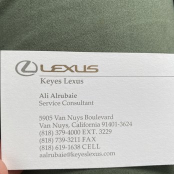 Keyes Lexus Service Center - This is the person who would not service my vehicle and refused to use paid oil service plan. - Auto Repair Near Me - Los Angeles, California Keyes Lexus Service Center - This is the person who would not service my vehicle and refused to use paid oil service plan. - Auto Repair Near Me - Los Angeles, California