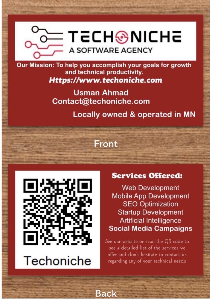 TECHONICHE Cottage Grove, Minnesota Software Development Phone Number Yelp