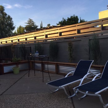 Lavish Gardens Landscape - One side of yard with landscaping and hardscaping by Lavish Gardens. - Landscaping Near Me - Rocklin, California