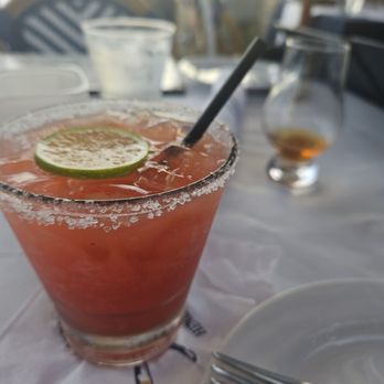 Boathouse at Hendry's Beach - Blood Orange Margarita - Seafood Near Me - Santa Barbara, California