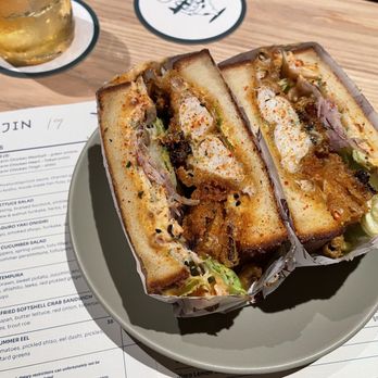 Anjin - Soft shell crab sandwich - Japanese Near Me - Kansas City, Missouri Anjin - Soft shell crab sandwich - Japanese Near Me - Kansas City, Missouri