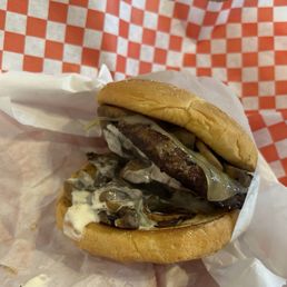 Swiss Mushroom Burger