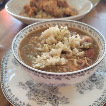 Virtue Restaurant - gumbo (chicken, andouille sausage, carolina gold rice) - Southern Near Me - Chicago, Illinois Virtue Restaurant - gumbo (chicken, andouille sausage, carolina gold rice) - Southern Near Me - Chicago, Illinois