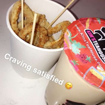 Kim's Tea House - Shrimp calamari with milk tea tapioca! - Bubble Tea Near Me - Houston, Texas Kim's Tea House - Shrimp calamari with milk tea tapioca! - Bubble Tea Near Me - Houston, Texas