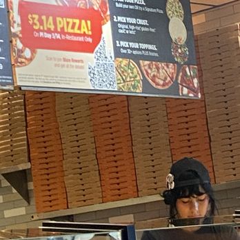 Blaze Pizza - Staff hair not pulled and covered - Salad Near Me - La Verne, California Blaze Pizza - Staff hair not pulled and covered - Salad Near Me - La Verne, California