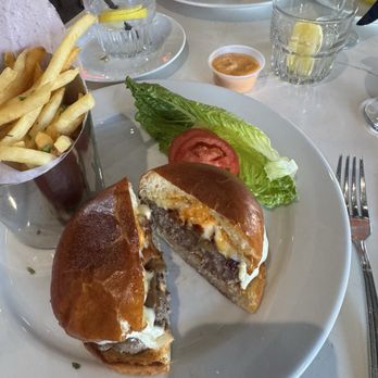 Pear Street Bistro - My hamburger has zero presentation and I don't like grilled onions on my hamburger - New American Near Me - Pinole, California Pear Street Bistro - My hamburger has zero presentation and I don't like grilled onions on my hamburger - New American Near Me - Pinole, California