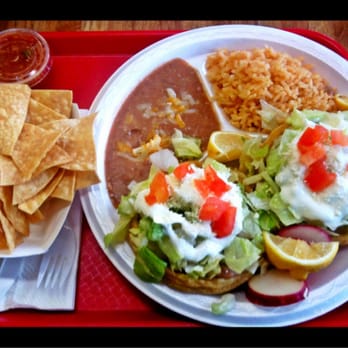 El Burrito Panzon - Bean sopes (veggie) - Mexican Near Me - Los Angeles, California