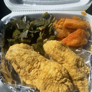 LaCaze Cajun Corner - Catfish, Candied Yams, and Collard Greens - Cajun/Creole Near Me - Irving, Texas
