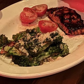 Doc B's Restaurant + Bar - Dijon Soy Glazed Salmon - New American Near Me - Austin, Texas