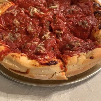 Mama T's - a large deep dish pizza - Pizza Near Me - Bement, Illinois