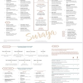 Suraya - Menu - Lebanese Near Me - Philadelphia, Pennsylvania Suraya - Menu - Lebanese Near Me - Philadelphia, Pennsylvania