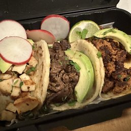 Tacos (chicken, steak, chorizo)