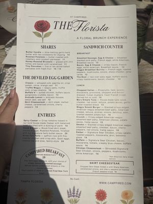 Menu photo 3 Campfired Tampa, FL