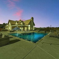 Home Controls - View of 7 BR AirbnB Temecula Wine Country STR rental with string lights remote control device Denny helped me find. Wanna rent?