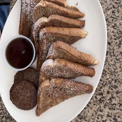 Lone Oak Tavern - French toast and sausage