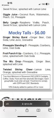 Menu photo 1 Laughs Unlimited Sacramento, CA
