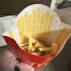 McDonald's - Fires half filled they make them look full and when you tap the box you might as well get a small and risk it