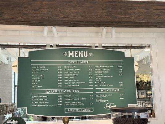 Menu photo 1 Ralph's Coffee Palo Alto, CA Menu photo 1 Ralph's Coffee Palo Alto, CA