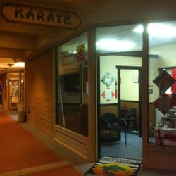 Exterior at night.