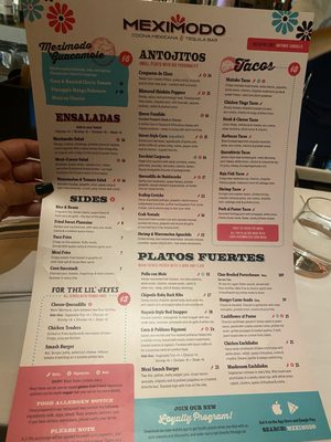 Menu photo 3 Meximodo Jersey City, NJ