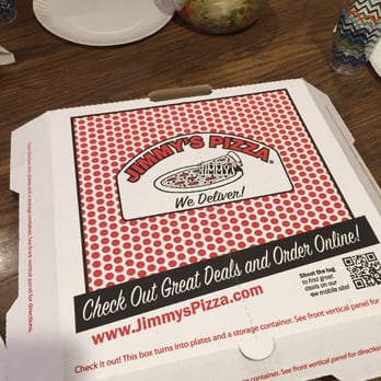 Jimmy's Pizza - The pizza box with instructions on how to tear the perforated box into plates and left over containers may have been the best part. - Pizza Near Me - Annandale, Minnesota Jimmy's Pizza - The pizza box with instructions on how to tear the perforated box into plates and left over containers may have been the best part. - Pizza Near Me - Annandale, Minnesota