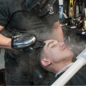 Scotch & Fades - 25 year experience which includes a haircut, hot towel , cleanser, exfoliator , collagen face mask, steam, massage and a ice cold mint towel - Barbers Near Me - Vancouver, British Columbia Scotch & Fades - 25 year experience which includes a haircut, hot towel , cleanser, exfoliator , collagen face mask, steam, massage and a ice cold mint towel - Barbers Near Me - Vancouver, British Columbia