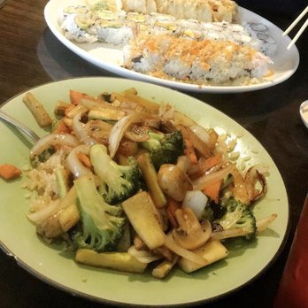 Sushiya - Vegetable fried rice Highway 17 roll Crunchy roll - Sushi Bars Near Me - Orange Park, Florida