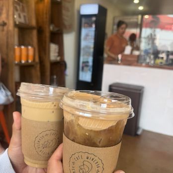 Cafe Minerva - Mexican warrior cold brew & cafe La Minerva Latte - Coffee & Tea Near Me - Hermosa Beach, California