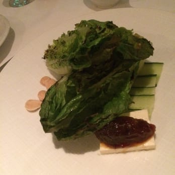Orchids - Grilled Romaine Salad with feta, almonds and cucumber - Breakfast & Brunch Near Me - Honolulu, Hawaii