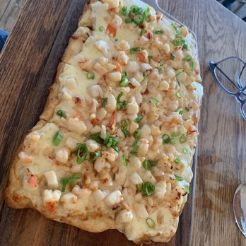 The Wharf - Seafood scampi flatbread - Seafood Near Me - Warren, Rhode Island