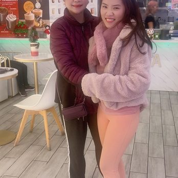 Feng Cha Teahouse - The owner and I - Bubble Tea Near Me - Costa Mesa, California